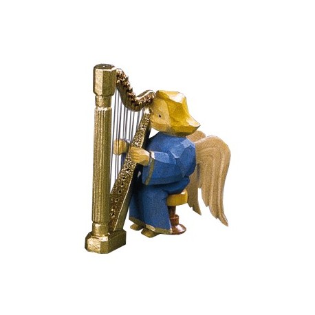 Engel Katharina an der Harfe