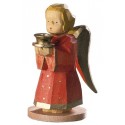 Engel als Kerzenhalter - Rot, 9 cm