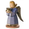 Engel als Kerzenhalter - Blau, 9 cm
