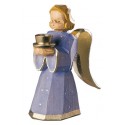 Engel als Kerzenhalter - Blau, 11 cm