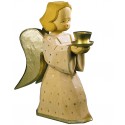 Engel als Kerzenhalter - natur, 30 cm